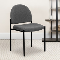 Flash Furniture Gray Fabric Stacking Chair BT-515-1-GY-GG